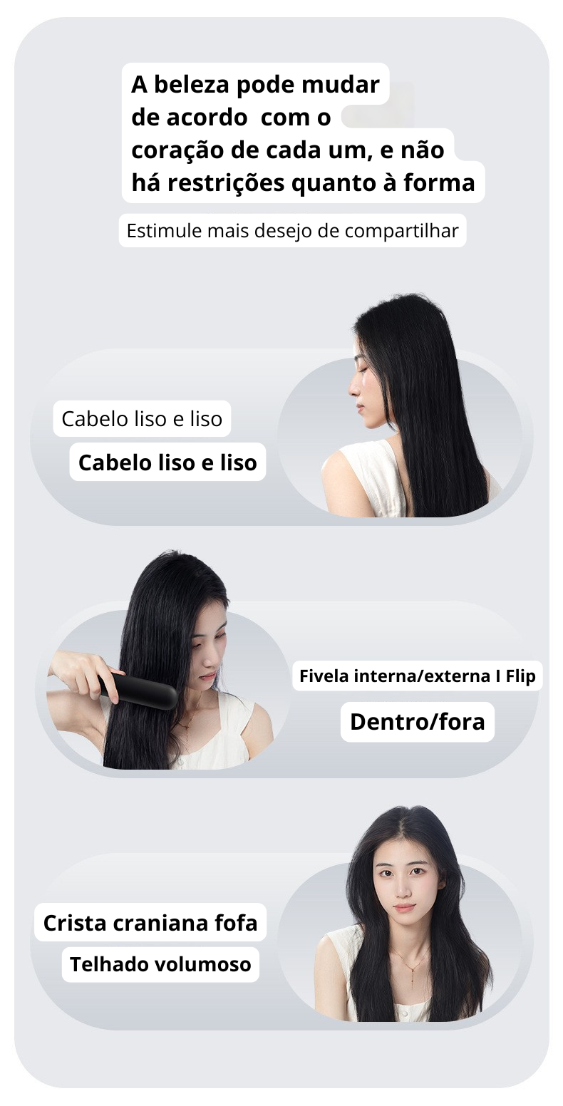 Escova Alisadora de Cabelo